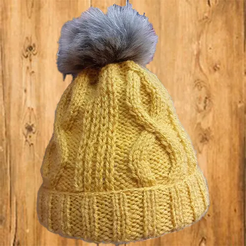 Bonnet à pompon enfant 1 à 2 ans - Pic et Coud Buchy