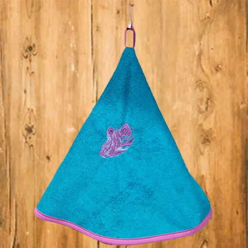Serviette grand modèle bleue - Pic et Coud Buchy