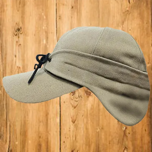 Chapka en canvas waterproof CARIBOU - Pic et Coud Buchy