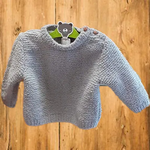 Pull enfant à boutons - Pic et Coud Buchy