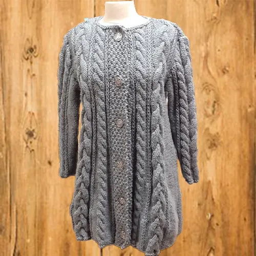 Gilet long femme gris - Pic et Coud Buchy