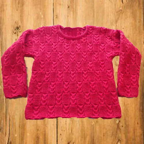 Pull rouge XL - Pic et Coud Buchy