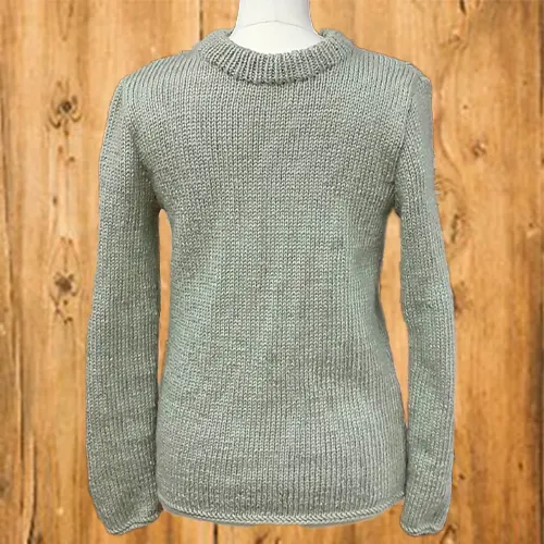 Pull homme mérinos lichen - Pic et Coud Buchy