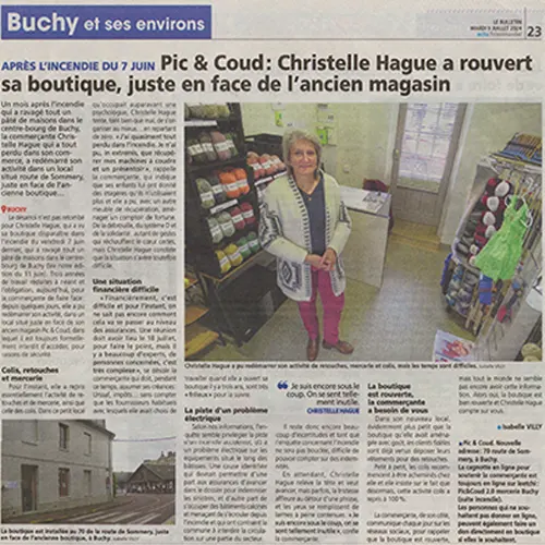 Paris Normandie Première Page - Pic et Coud Buchy